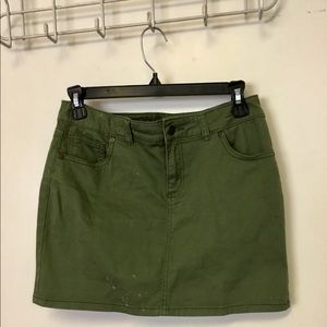 Olive Green Skirt